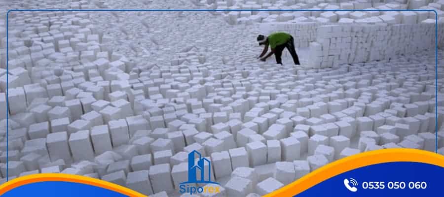 الطوب البلوك الأبيض